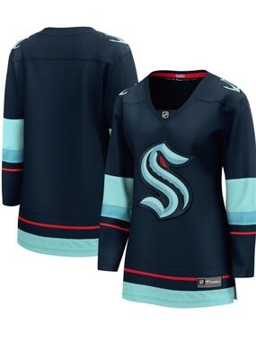 Women’s NHL Seattle Kraken Jersey Long Sleeve